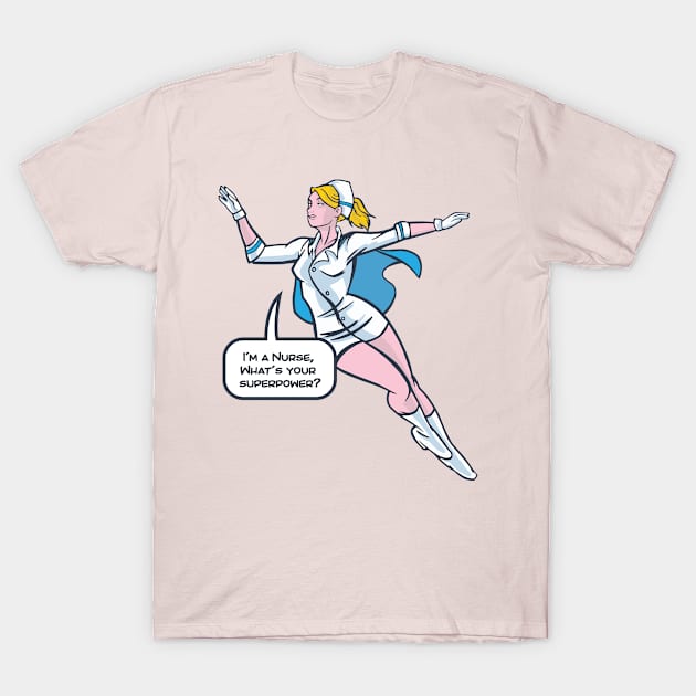 superhero nurse T-Shirt by ninjabunny1